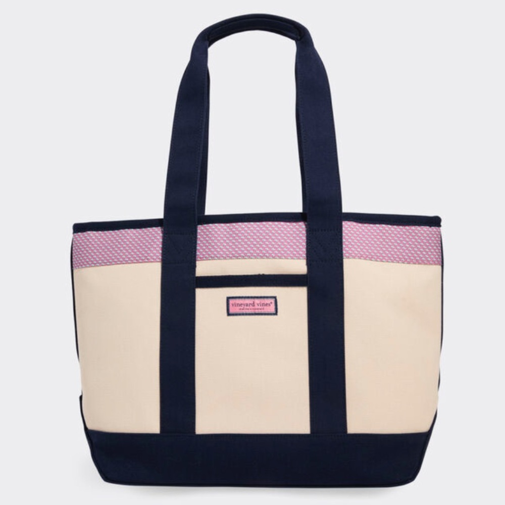 NWT Vineyard Vines Heritage Tie Silk Medium Tote - Picture 6 of 6
